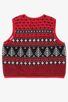 Vintage Red Elisabeth Ugly Christmas Vest (1990s)