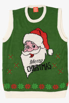 Green My Christmas Party Sweater Santa Ugly Vest (2010s)