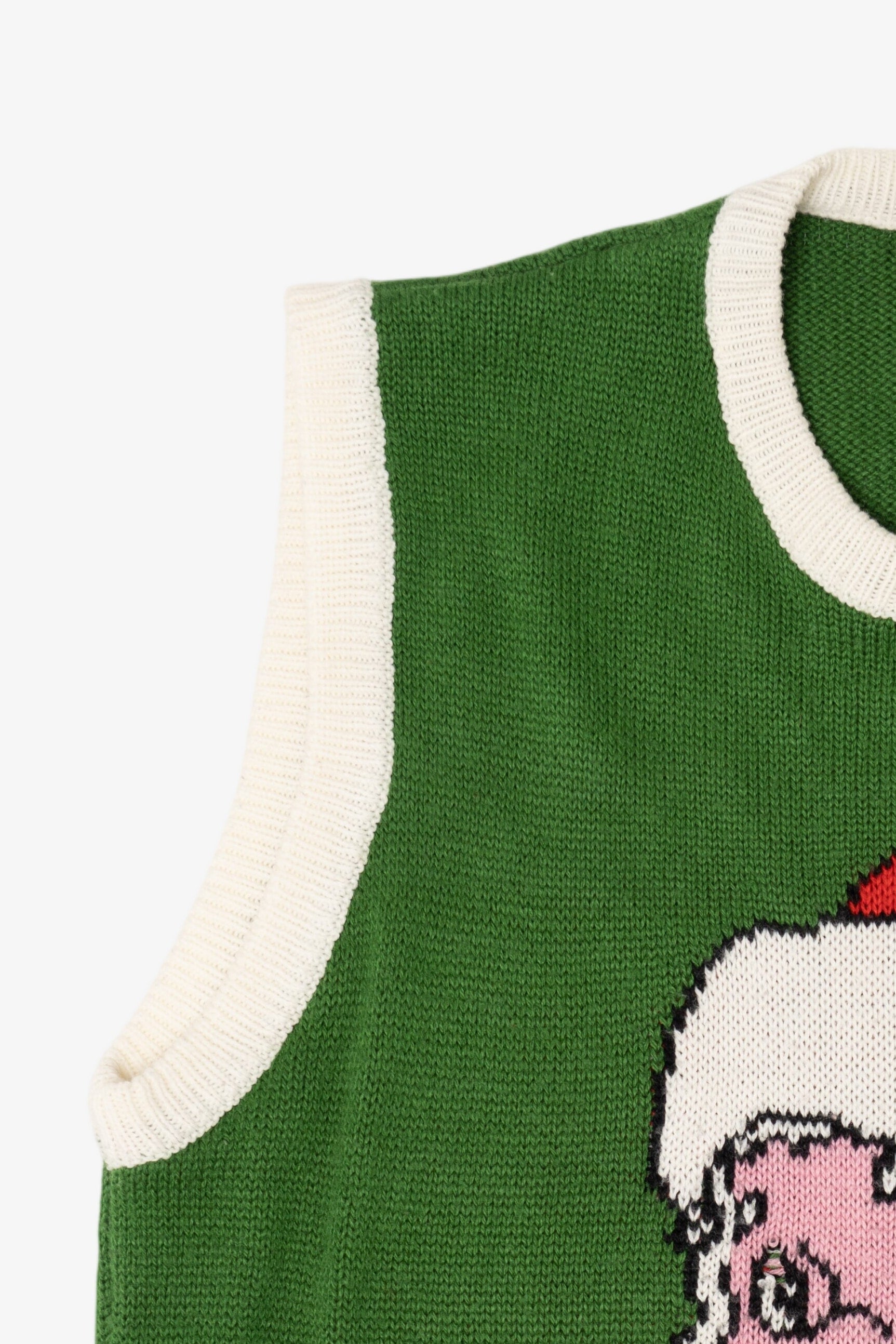 Green My Christmas Party Sweater Santa Ugly Vest (2010s)