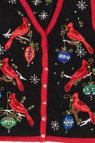 Vintage Black Unknown Cardinals Ugly Christmas Vest (1990s)
