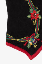 Vintage Black Bells Ugly Christmas Vest (1990s)