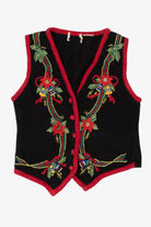 Vintage Black Bells Ugly Christmas Vest (1990s)