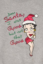 Vintage Gray Betty Boop "Dear Santa...' Ugly Christmas Sweatshirt (2000s)