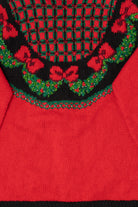 Vintage Red Marisa Christina Ugly Christmas Cardigan (1990s)