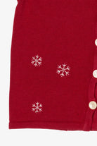 Vintage Red Snowman Ugly Christmas Vest (1990s)