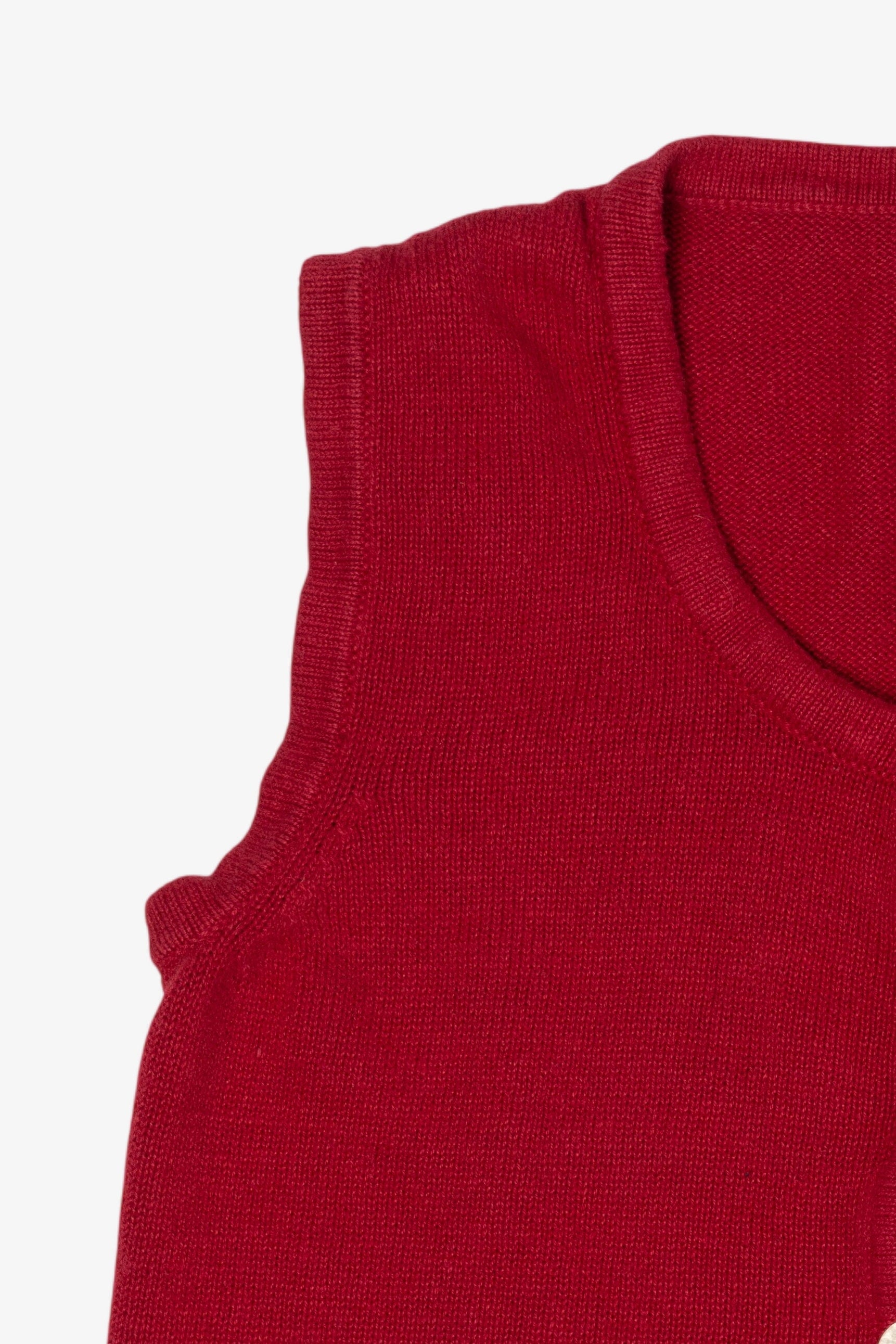 Vintage Red Snowman Ugly Christmas Vest (1990s)