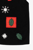 Vintage Black Croft & Barrow Ugly Christmas Vest (1990s)