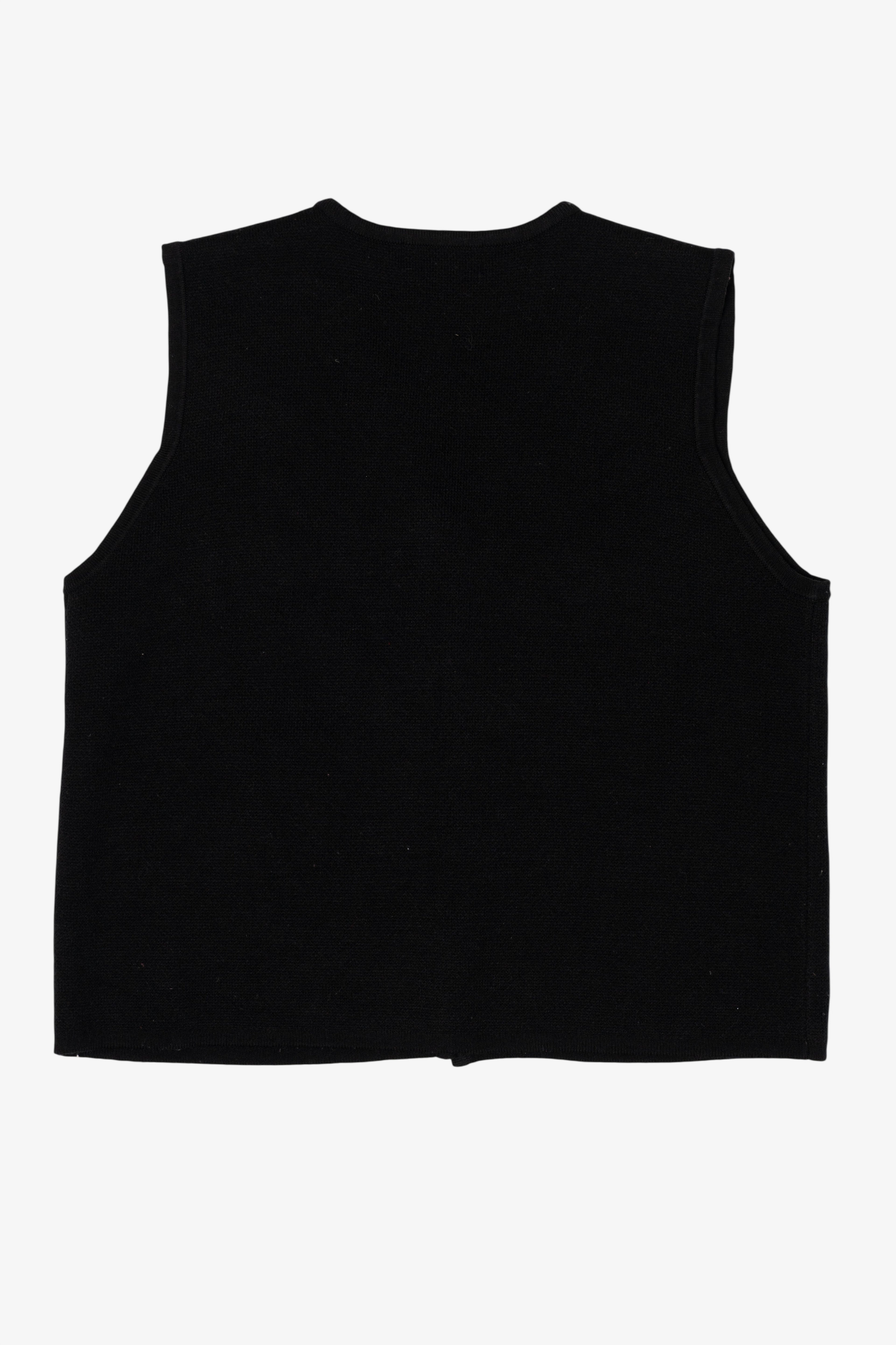 Vintage Black Croft & Barrow Ugly Christmas Vest (1990s)