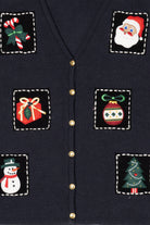 Vintage Black Croft & Barrow Ugly Christmas Vest (1990s)