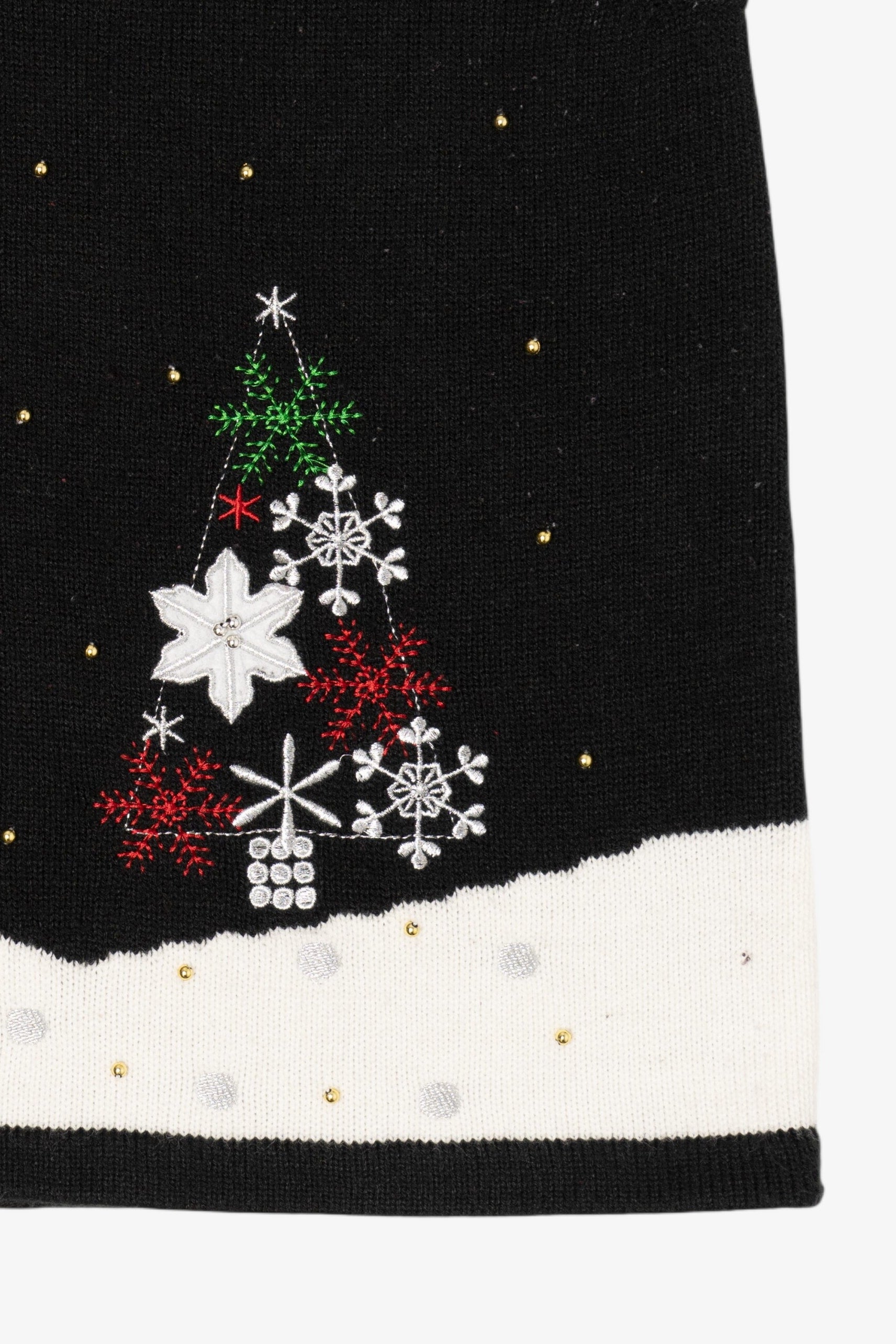 Vintage Black Ugly Christmas Vest (2000s)