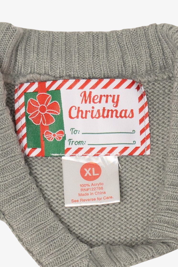 Gray Santa Body Ugly Christmas Vest (2010s)
