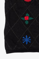 Vintage Black Crazy Horse Ugly Christmas Vest (2000s)
