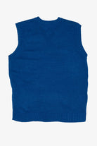 Blue Polar Bears Skiing Ugly Christmas Vest (2010s)