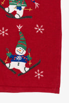 Vintage Red Bobbie Brooks Snowmen Ugly Christmas Vest (1990s)