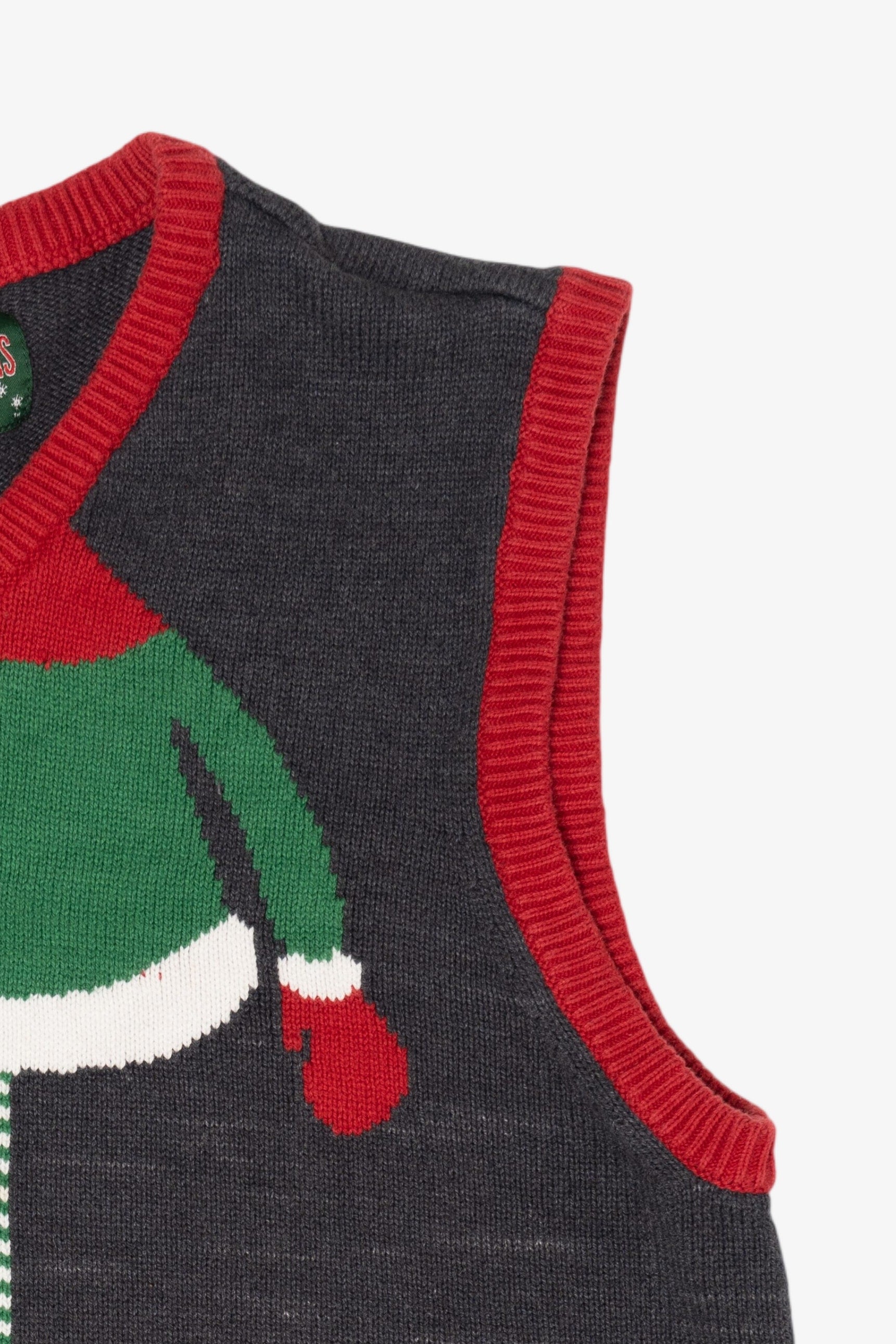 Modern Elf Body Ugly Christmas Sweater Vest (2010s)