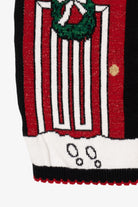 Vintage Black Holiday Time Ugly Christmas Vest (1990s)