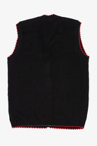 Vintage Black Holiday Time Ugly Christmas Vest (1990s)