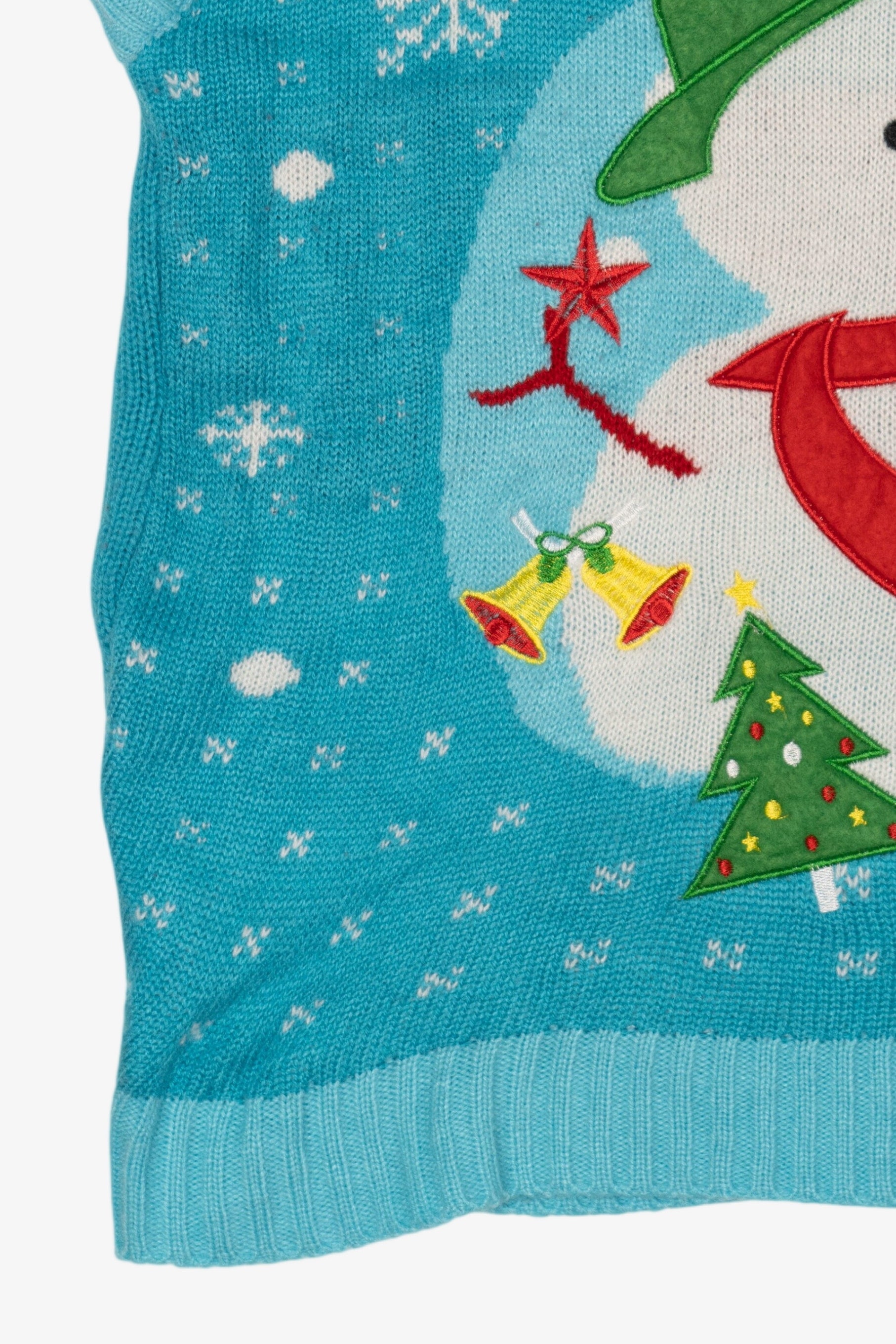 Blue Snowmen Ugly Christmas Sweater (2010s)