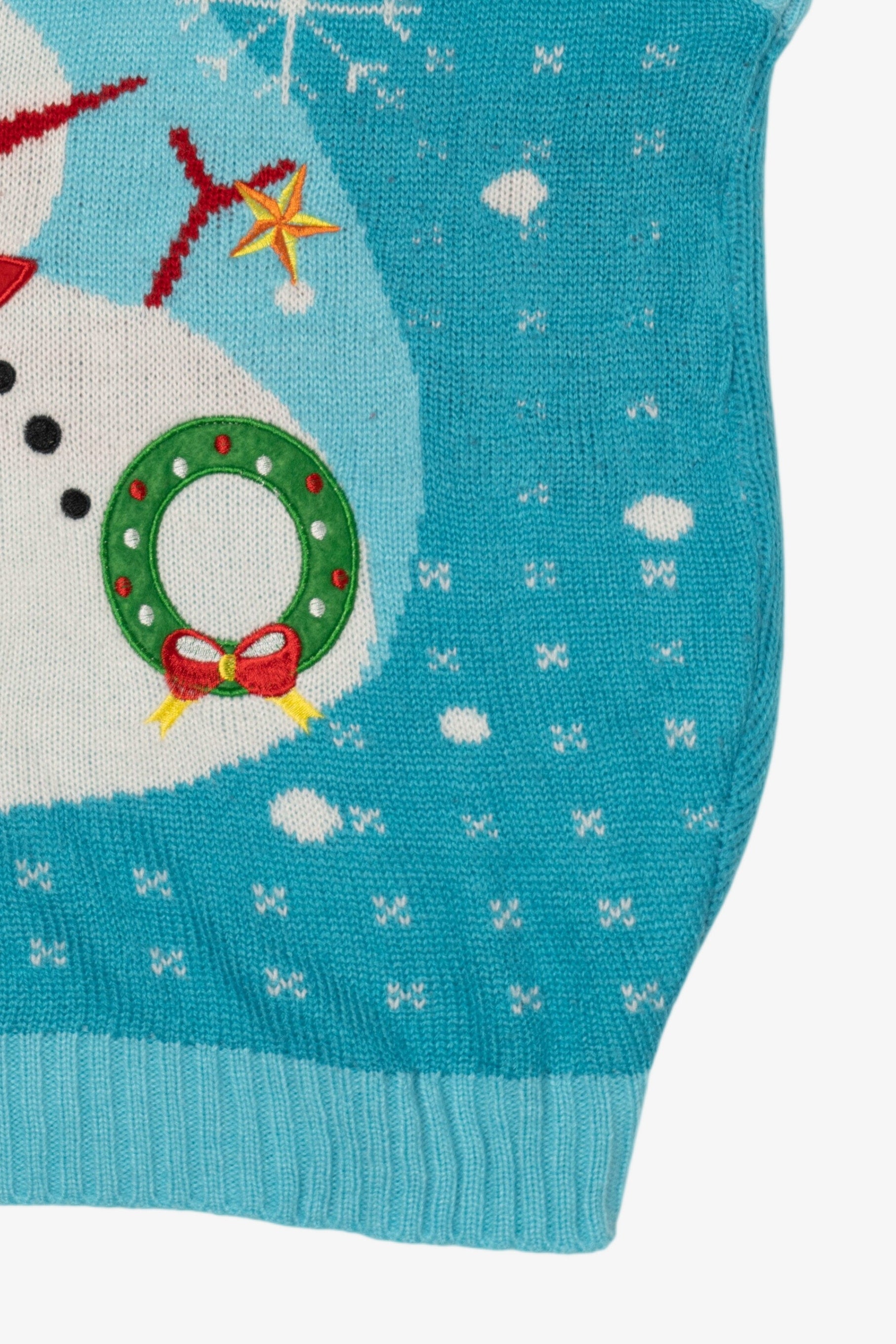 Blue Snowmen Ugly Christmas Sweater (2010s)
