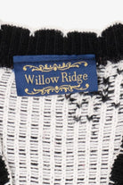 Vintage Black Willow Ridge Wreaths Ugly Christmas Vest (1990s)
