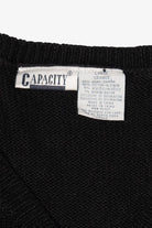 Vintage Black Capacity Bears Ugly Christmas Vest (1990s)