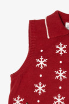 Vintage Red Jason Maxwell Lamb Ugly Christmas Vest (1990s)
