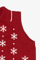 Vintage Red Jason Maxwell Lamb Ugly Christmas Vest (1990s)