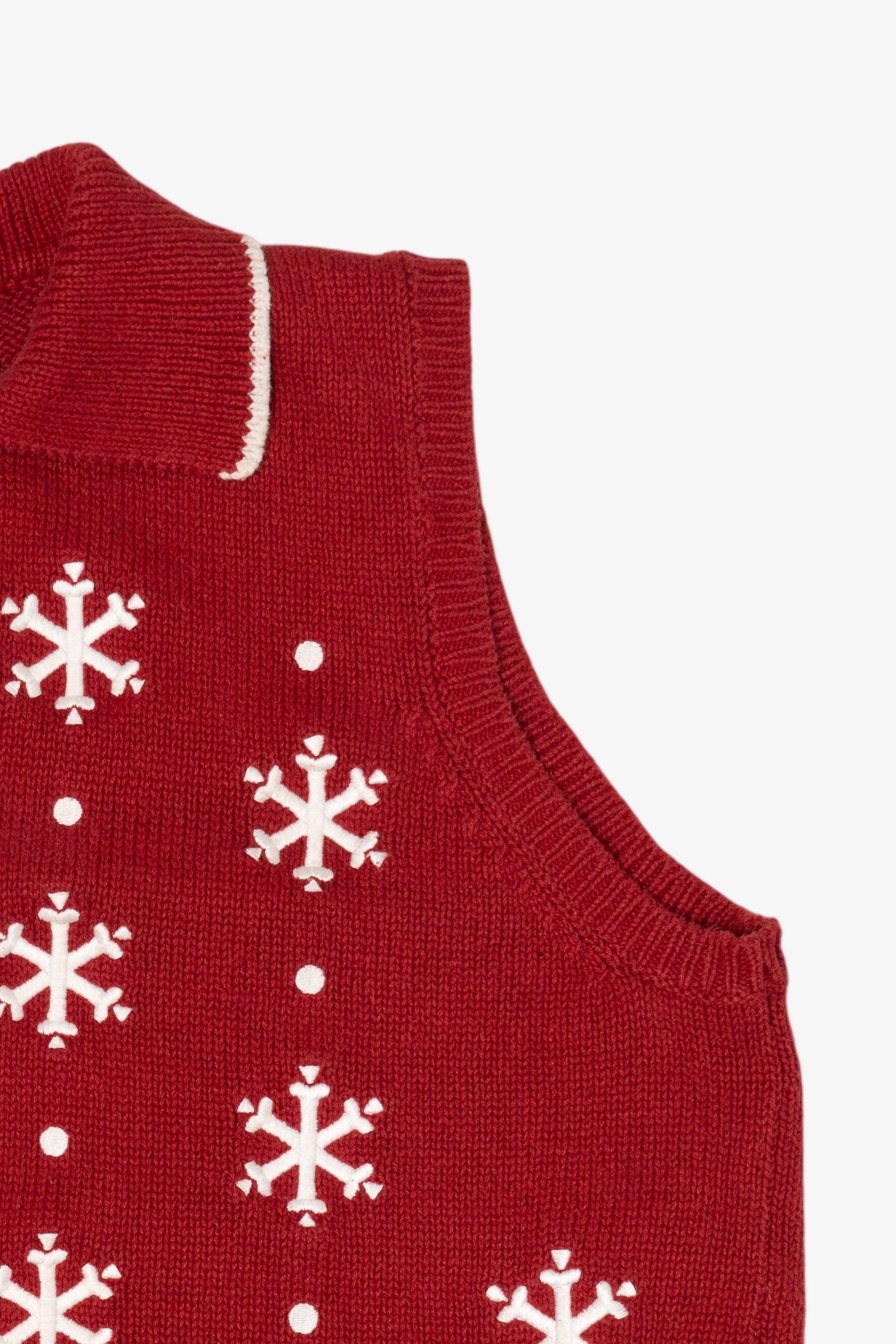 Vintage Red Jason Maxwell Lamb Ugly Christmas Vest (1990s)