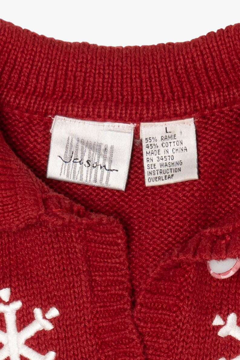 Vintage Red Jason Maxwell Lamb Ugly Christmas Vest (1990s)