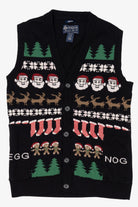 Black American Rag Ugly Christmas Vest (2010s)
