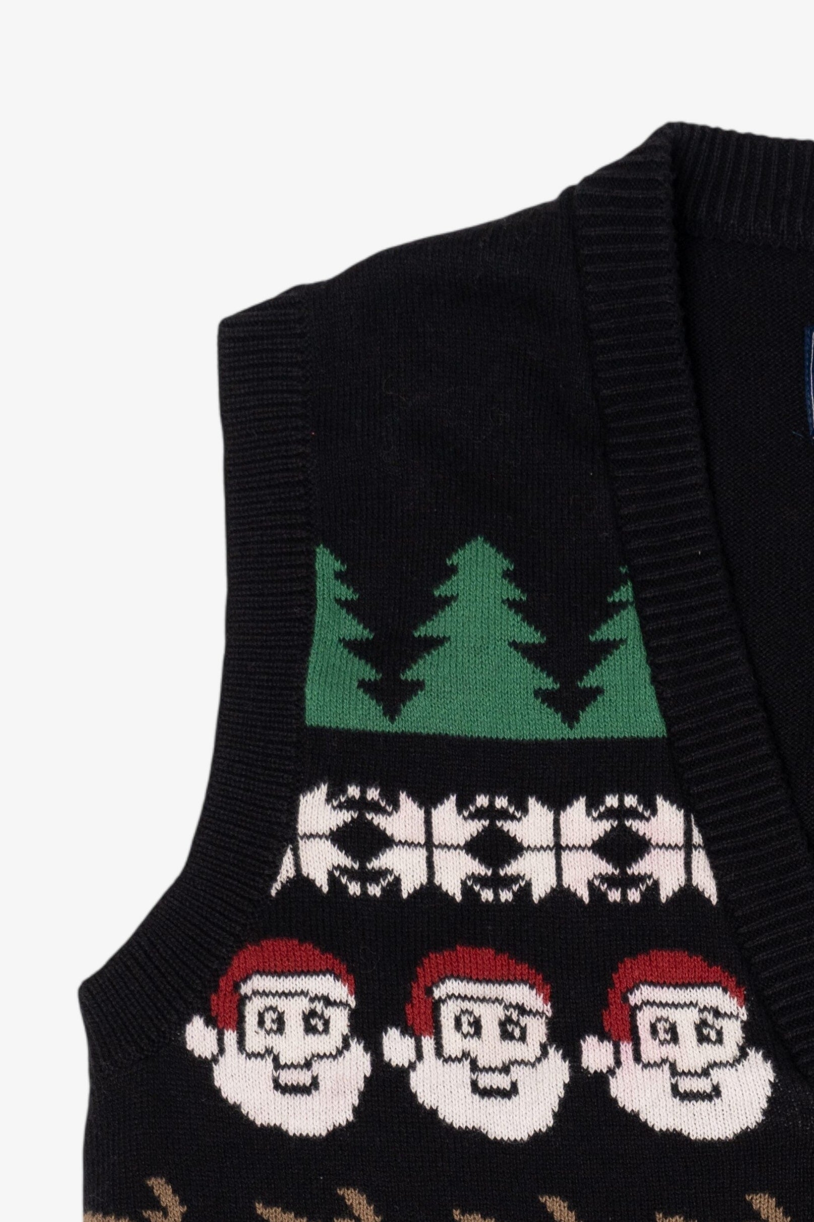 Black American Rag Ugly Christmas Vest (2010s)