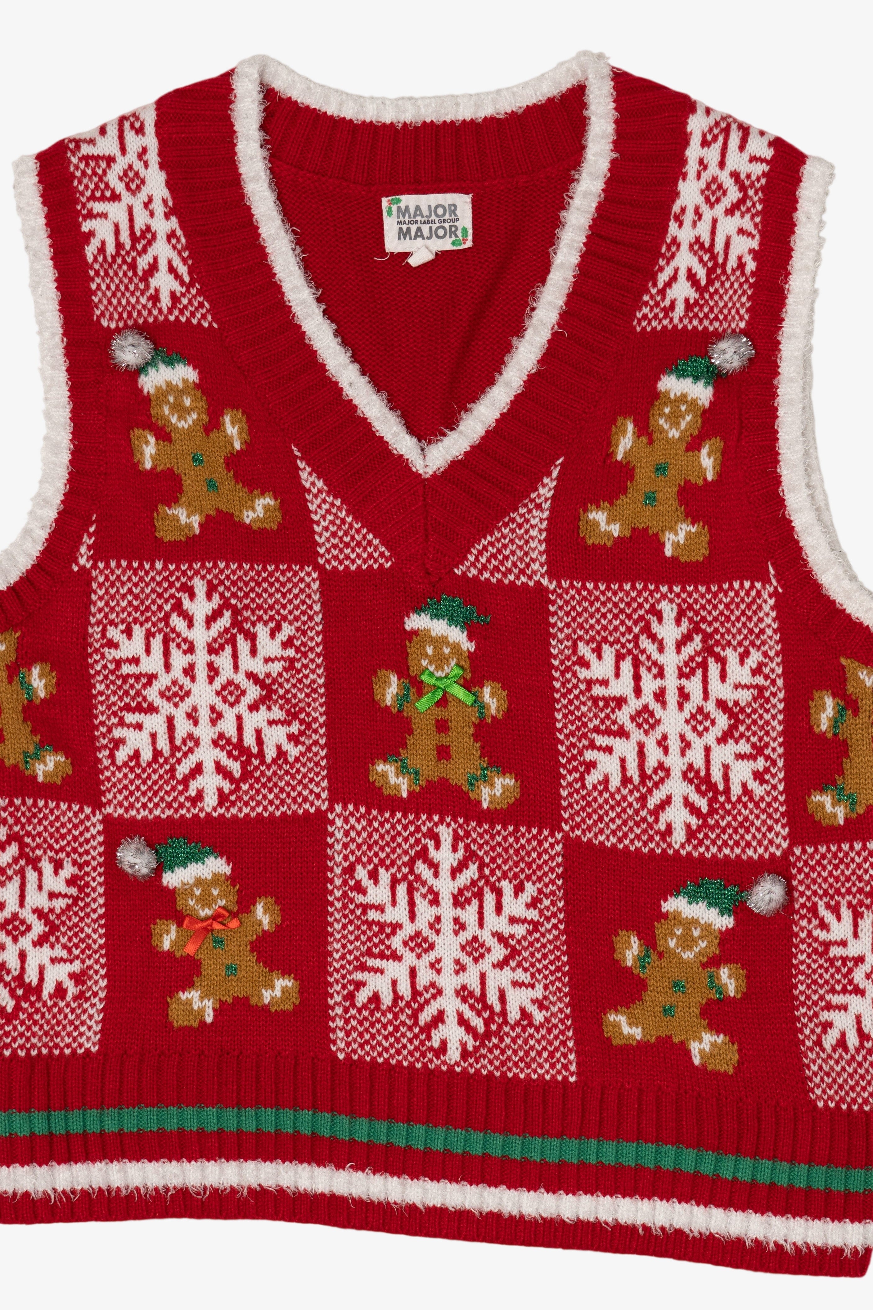 Red Major Label Group Gingerbread Ugly Christmas Vest (2010s)