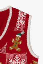 Red Major Label Group Gingerbread Ugly Christmas Vest (2010s)