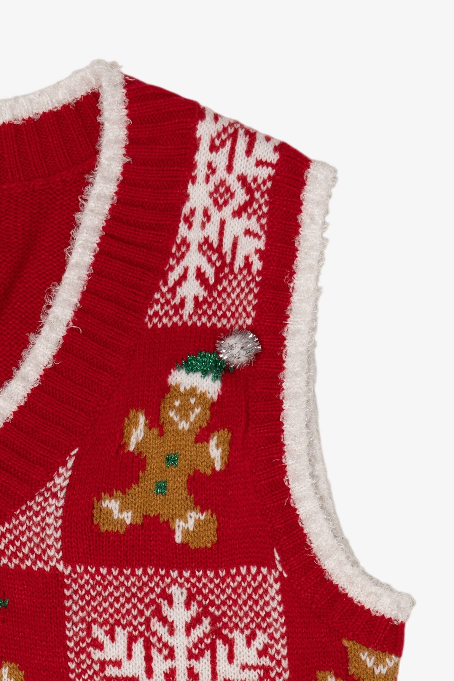 Red Major Label Group Gingerbread Ugly Christmas Vest (2010s)