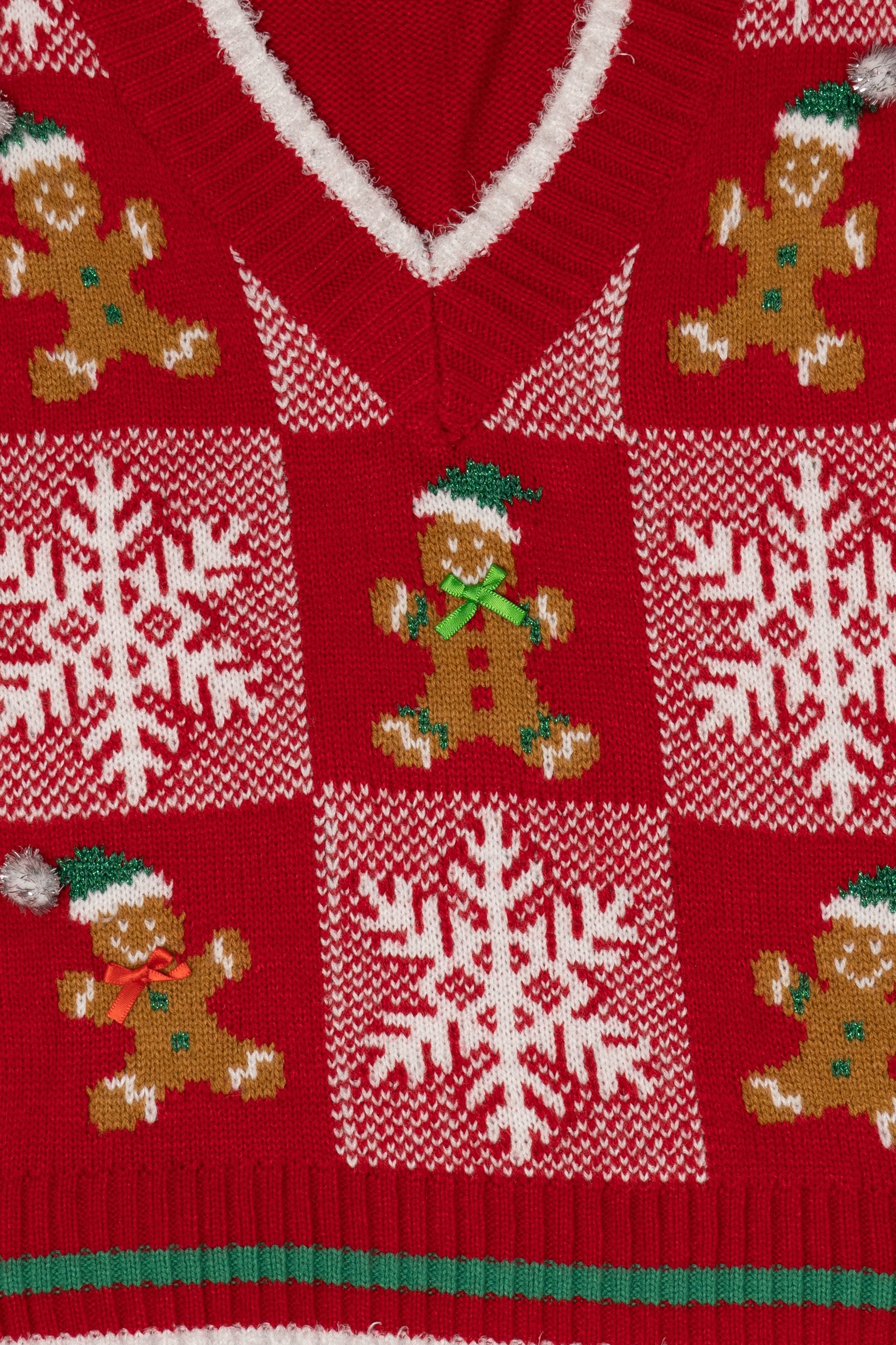 Red Major Label Group Gingerbread Ugly Christmas Vest (2010s)