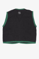 Vintage Black Bobbie Brooks Bears Pocket Mittens Ugly Christmas Vest (1990s)