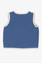 Vintage Blue Holiday Editions Winter Clothes Ugly Christmas Vest (2000s)