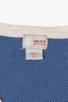 Vintage Blue Holiday Editions Winter Clothes Ugly Christmas Vest (2000s)