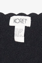 Vintage Charcoal Koret Presents Ugly Christmas Vest (1990s)