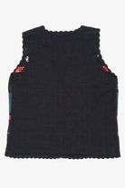 Vintage Charcoal Koret Presents Ugly Christmas Vest (1990s)