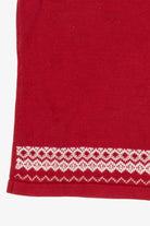 Vintage Red Christopher & Banks Snowmen Ugly Christmas Vest (2000s)