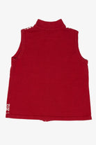 Vintage Red Christopher & Banks Snowmen Ugly Christmas Vest (2000s)
