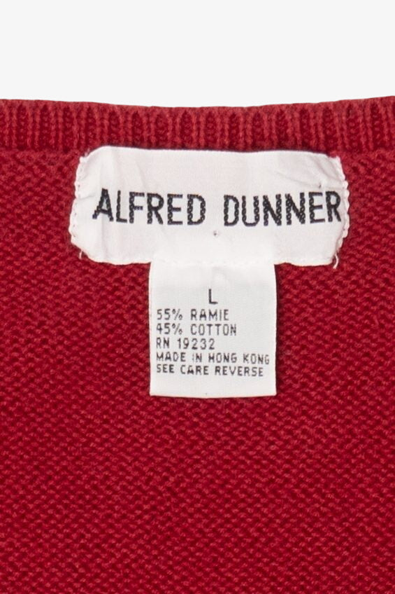 Vintage Red Alfred Dunner Dogs Ugly Christmas Vest (1990s)