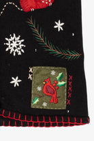 Vintage Black Basic Editions Ugly Christmas Vest (1990s)