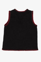 Vintage Black Basic Editions Ugly Christmas Vest (1990s)
