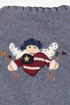 Vintage Blue Segue I Heart America Ugly Christmas Vest (1990s)