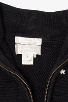 Vintage Hand Embroidered Black Christopher & Banks Ugly Christmas Vest (1990s)