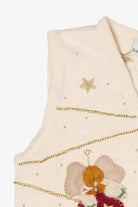 Vintage White Bobbie Brooks Angels Ugly Christmas Vest (1990s)