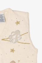 Vintage White Bobbie Brooks Angels Ugly Christmas Vest (1990s)