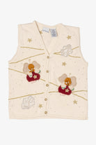 Vintage White Bobbie Brooks Angels Ugly Christmas Vest (1990s)